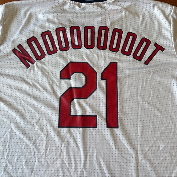 Lars Nootbar Jersey Mens Size XL St Louis Cardinals Game Give Away Nickname MLB - Picture 2 of 7
